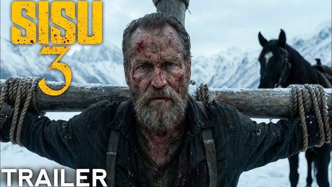 Sisu 3: Blood and Ice Trailer Poster - Jorma Tommila in intense action