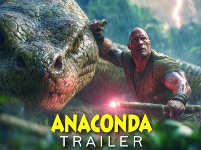Dwayne Johnson battling giant anaconda Anaconda 2026 concept art