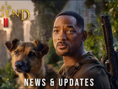Will Smith as Robert Neville with his dog companion in I Am Legend 2 2026 concept trailer post-apocalyptic survival scene