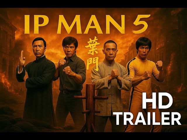Ip Man 5 2026 masters poster Donnie Yen Jet Li Jackie Chan