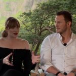 Chris Pratt and Bryce Dallas Howard in Jurassic World 6 2026 concept teaser – Nature Strikes Back Harder Than Ever, discussing the new dinosaur thriller