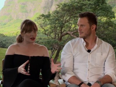 Chris Pratt and Bryce Dallas Howard in Jurassic World 6 2026 concept teaser – Nature Strikes Back Harder Than Ever, discussing the new dinosaur thriller