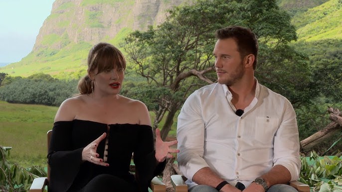 Chris Pratt and Bryce Dallas Howard in Jurassic World 6 2026 concept teaser – Nature Strikes Back Harder Than Ever, discussing the new dinosaur thriller