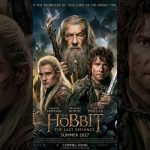 The Hobbit The Last Defiance 2027 official poster with Martin Freeman as Bilbo, Ian McKellen as Gandalf, Orlando Bloom as Legolas and battle-scarred heroes